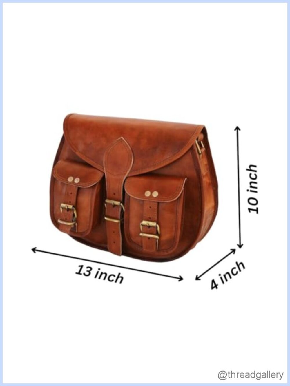 Genuine Leather Vintage Hobo Crossbody Handbag Travel Ladies Purse - Picture 4 of 6